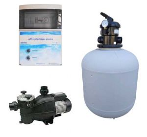 kit de filtration 6m3/h piscine