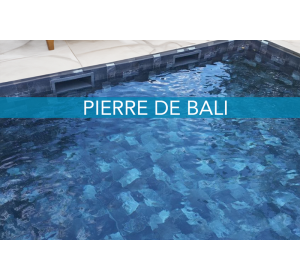 liner pierre de bali pour piscine 85/100e