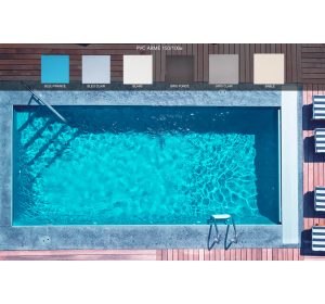 PVC armé 150/100e pour piscine