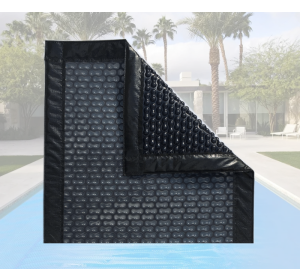 Bâche à bulles pour Piscine - MAXI BOOST - 500µ - Avec bordage - Sur mesure