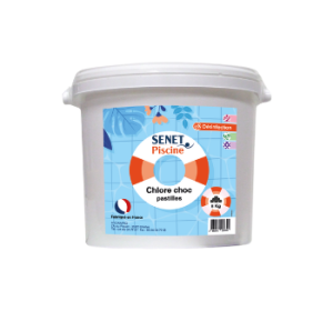 Traitement chlore choc piscine
