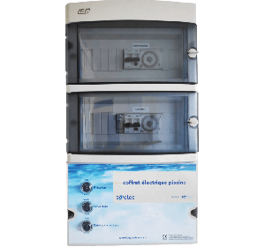 Coffret de filtration + Projecteurs led 100 W + prise balai + disjoncteur 4-6.3 A