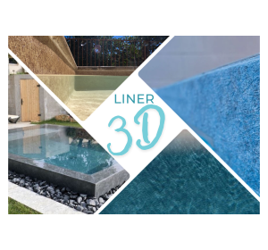 Liner 3D - Imprimé 95/100e Verni pour piscine