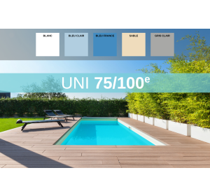 liner uni 75/100e pour piscine
