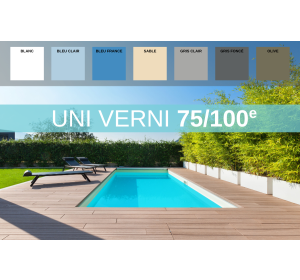 liner uni verni 75/100e pour piscine