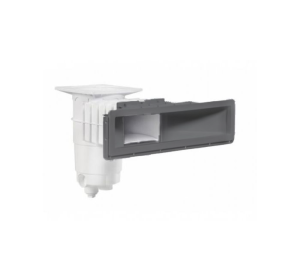 skimmer piscine extra plat anthracite