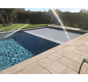 volet piscine automatique immergé