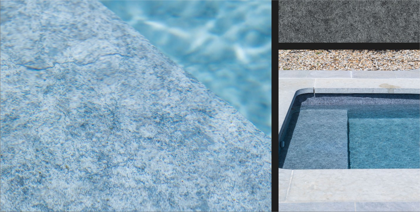 liner 3d granit gris